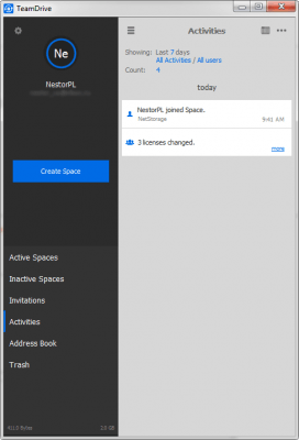 Скриншот приложения TeamDrive - №4