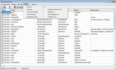 Скриншот приложения Учёт домашних расходов - №3
