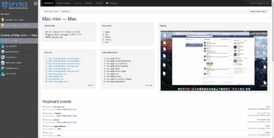 Скриншот приложения Spyrix Keylogger для MAC OS - №1