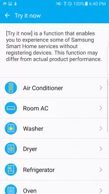 Скриншот приложения Samsung Smart Home - №2