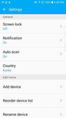 Скриншот приложения Samsung Smart Home - №4