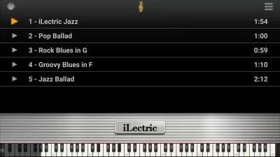 Скриншот приложения iLectric Piano Free - №1