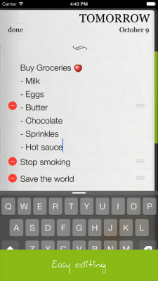 Скриншот приложения Do it (Tomorrow) HD - №4
