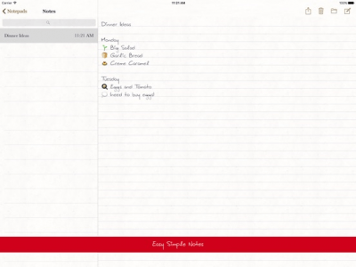 Скриншот приложения Memo Notepad HD - №4