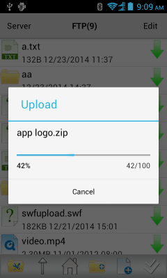 Скриншот приложения FTP Sprite Pro - №7