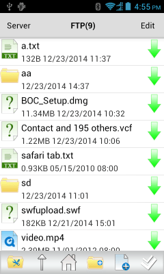 Скриншот приложения FTP Sprite Pro - №9