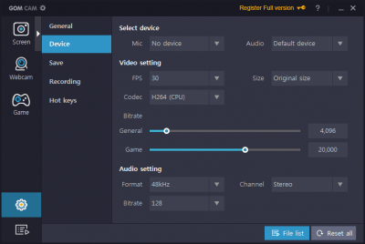 Скриншот приложения GOM Cam - №9