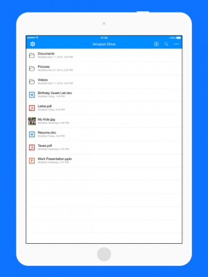 Скриншот приложения Amazon Drive - №1