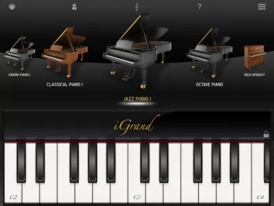 Скриншот приложения iGrand Piano FREE for iPad - №1