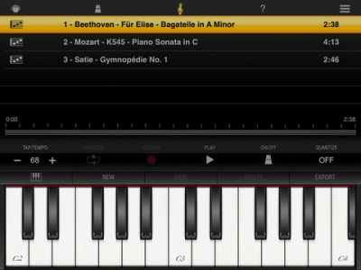 Скриншот приложения iGrand Piano FREE for iPad - №5