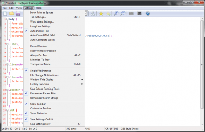 Скриншот приложения Notepad3 - №4