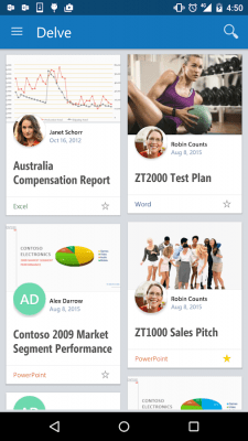 Скриншот приложения Office Delve - №1