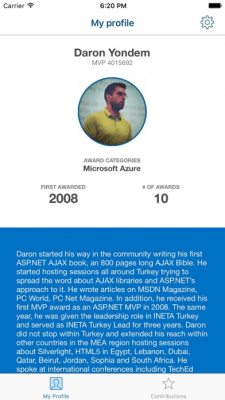 Скриншот приложения Microsoft MVP Award - №3