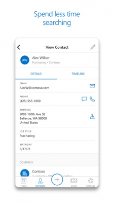 Скриншот приложения Outlook Customer Manager - №7