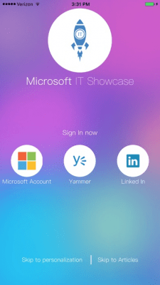 Скриншот приложения Microsoft IT Showcase - №1