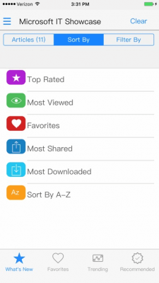 Скриншот приложения Microsoft IT Showcase - №3
