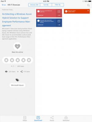 Скриншот приложения Microsoft IT Showcase - №7