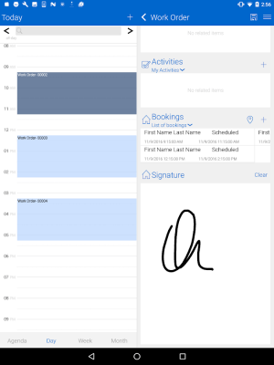 Скриншот приложения Field Service Mobile (2017) - №4