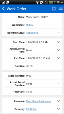 Скриншот приложения Field Service Mobile (2017) - №9