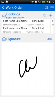 Скриншот приложения Field Service Mobile (2017) - №11
