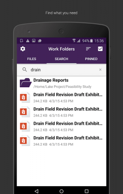 Скриншот приложения Work Folders - №4