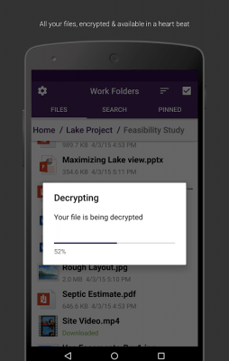 Скриншот приложения Work Folders - №6