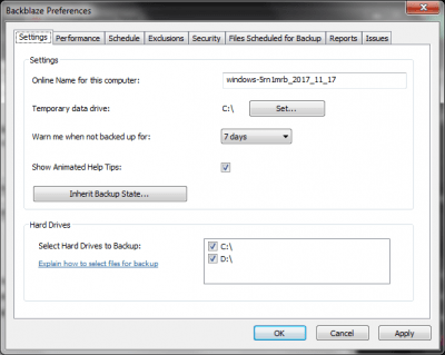 Скриншот приложения BackBlaze - №3