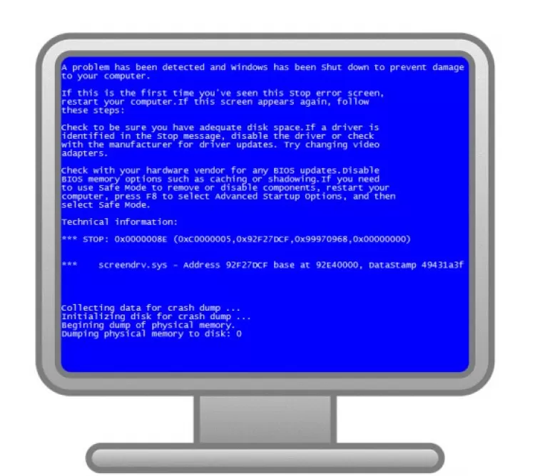 Файлы синего экрана. Экран смерти. Синий экран. Голубой экран смерти. Экран смерти Windows.