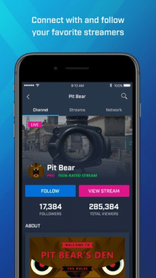 Скриншот приложения Mixer – Interactive Streaming - №5
