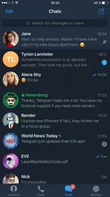 Скриншот приложения Telegram X - №5