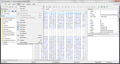 Скриншот приложения SuperHexEdit - №1