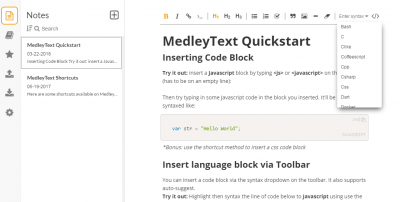 Скриншот приложения MedleyText - №3