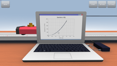 Скриншот приложения Движение с равномерным ускорением - №4