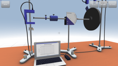 Скриншот приложения Прецессия и нутация гироскопа - №8