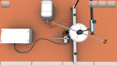 Скриншот приложения Момент инерции стержня - №3