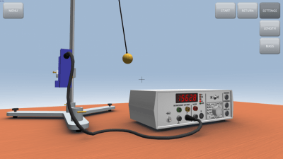 Скриншот приложения Гармоническое колебание маятника - №8