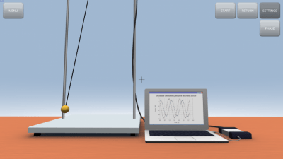 Скриншот приложения Эллиптическое колебание маятника - №2