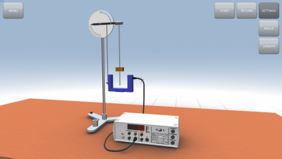Скриншот приложения Маятник с переменным g - №3