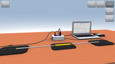 Скриншот приложения Распространение звука в стержнях - №3