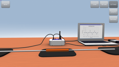 Скриншот приложения Распространение звука в стержнях - №6