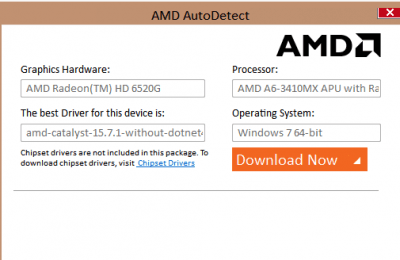 Скриншот приложения AMD Driver Autodetect - №1