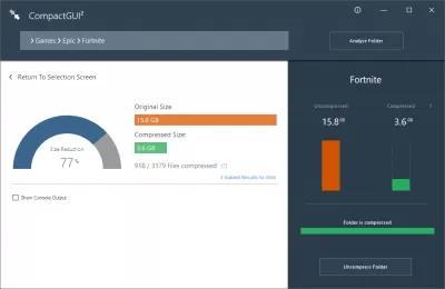 Скриншот приложения CompactGUI - №1