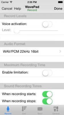 Скриншот приложения WavePad Audio Editor Free - №2