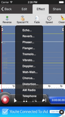 Скриншот приложения WavePad Audio Editor Free - №3