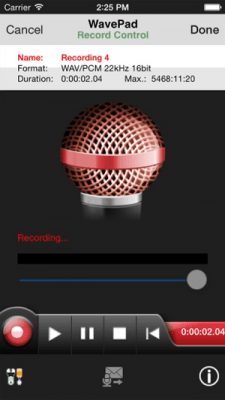 Скриншот приложения WavePad Audio Editor Free - №4