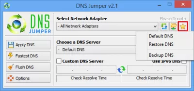 Скриншот приложения DNS Jumper - №1