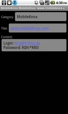 Скриншот приложения MobileKnox - №2
