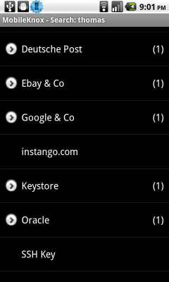 Скриншот приложения MobileKnox - №7