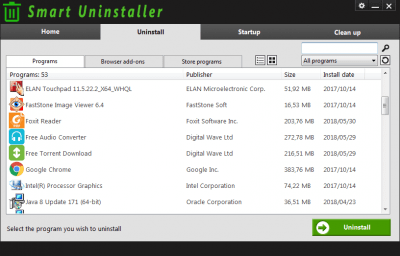 Скриншот приложения Smart Uninstaller - №2