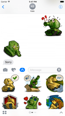 Скриншот приложения WoT Blitz Emotions - №3